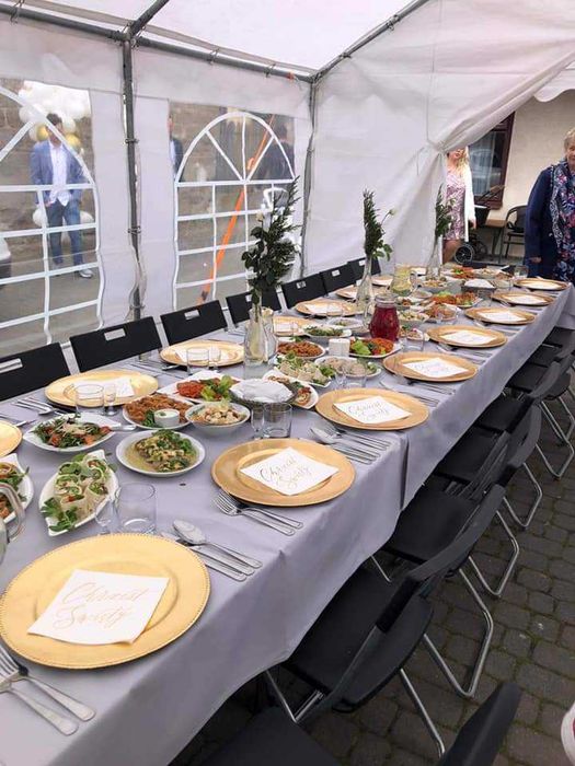 Wynajem namiotów, krzeseł, stołów, catering, kompleksowa organizacja.
