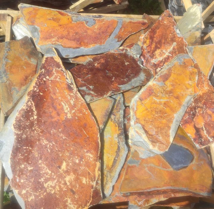 Kamień ozdobny brązowy łupek