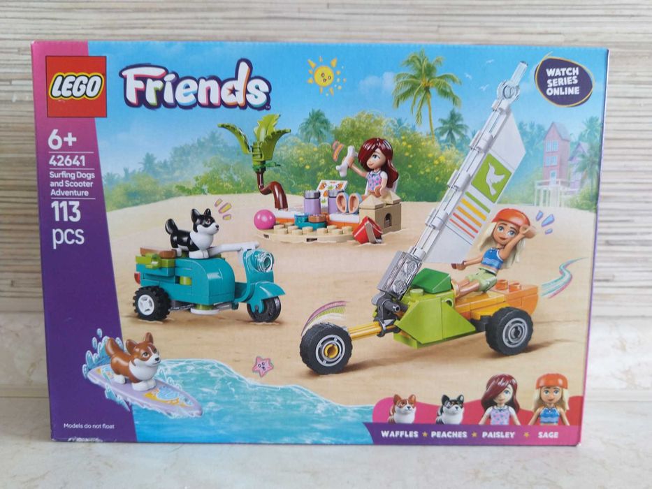 NOWE Klocki 42641 LEGO Friends Przygoda z Surfującymi Psami i Skuterem