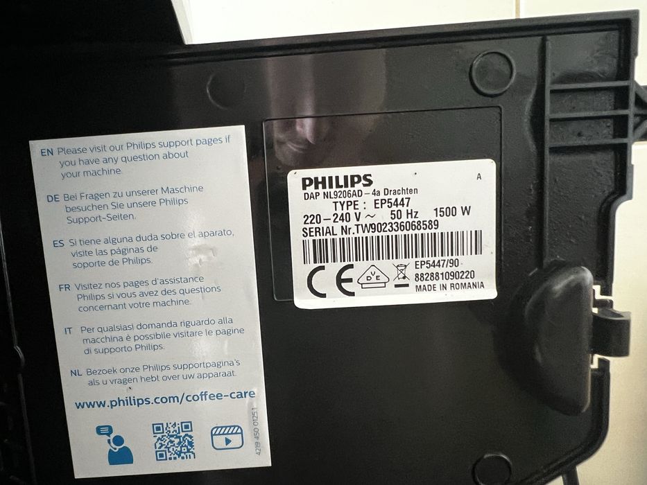 #2109 Philips EP5447 LatteGo przebieg 1000 kaw