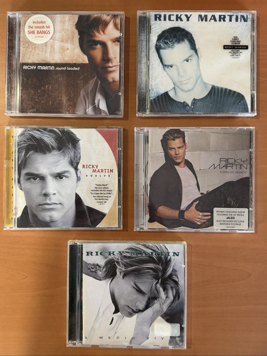 Ricky Martin - 5 Albums - CDs