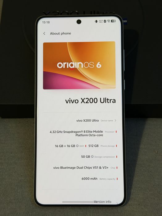 Vivo x200 ultra 16/512 gb
