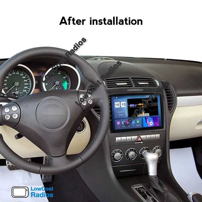Auto Rádio GPS Mercedes Benz 9'' Classe S SLK R171 - ANDROID 15 | CARPLAY • ANDROID AUTO