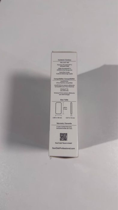 17600 -> Зовнішній SSD SanDisk Professional PRO-G40 4tb