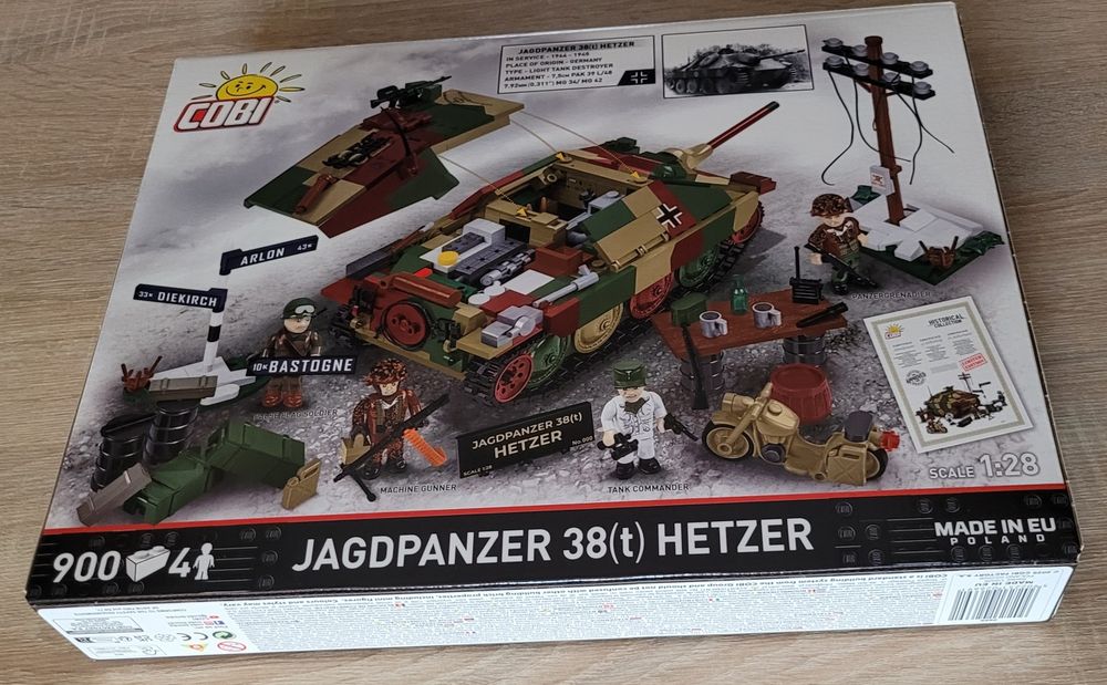 Cobi 2669 Jagdpanzer 38(t) Hetzer Figurka Niemiecki Dywersant