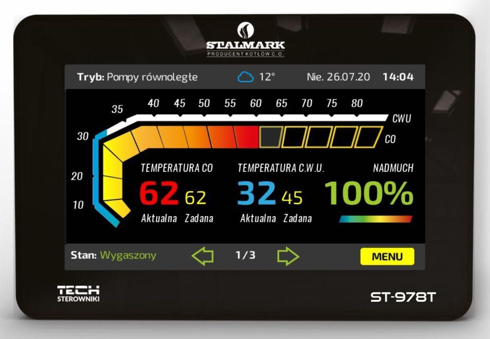 Kocioł piec Stalmark pellet 10-30kw z montażem Audyt/Dotacja/Serwis
