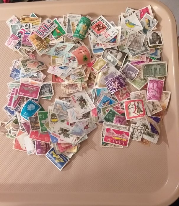 Selos usados varios paises