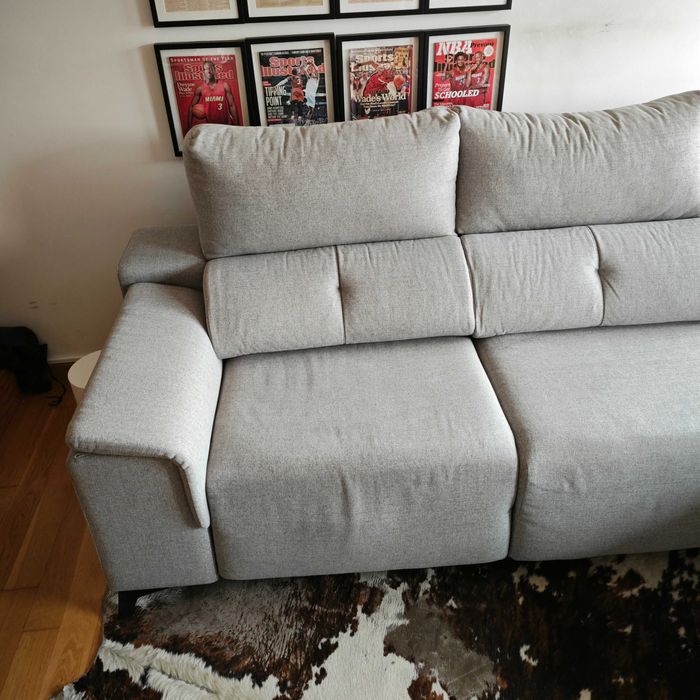 Sofa/chaise longue grande IMACULADO (já impermeabilizado)