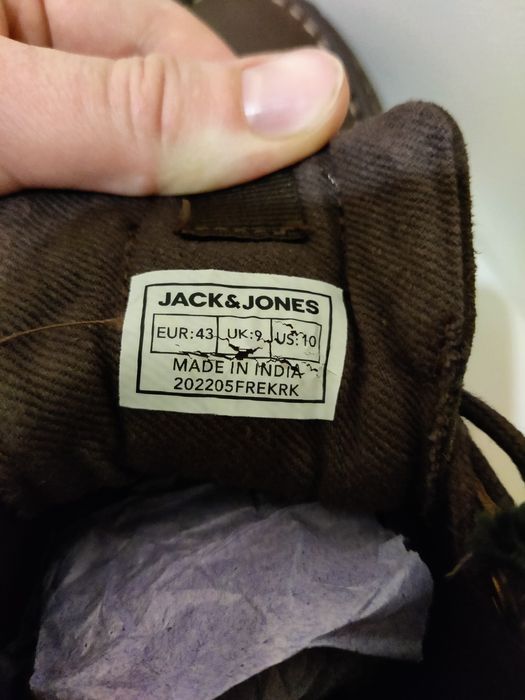 Кожаные ботинки мужские Jack & Jones 43 размер Новые