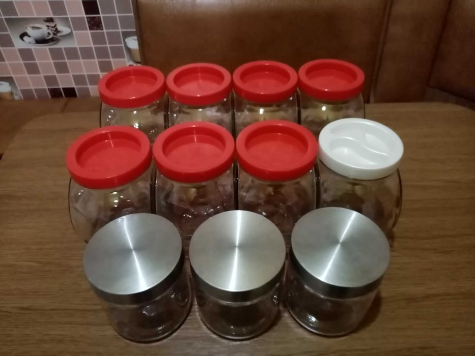 Банки с крышкой для круп