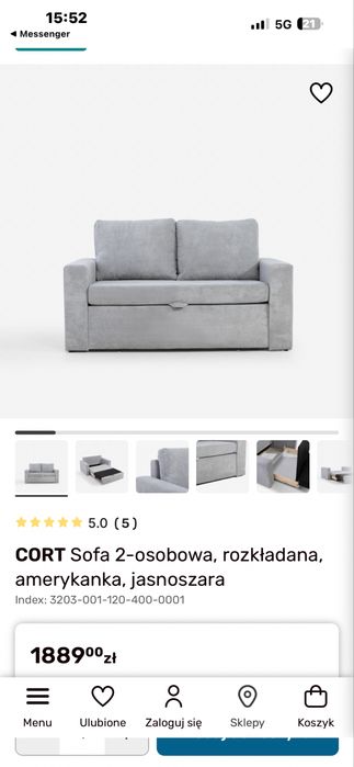Sofa Amerykanka