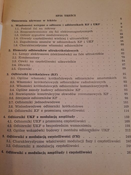 Odbiorniki KF i UKF W. Scharf   H.Borkowski