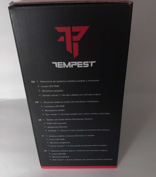Headset Berserker Gaming RGB 7.1 Tempest PC/PS4/PS5
