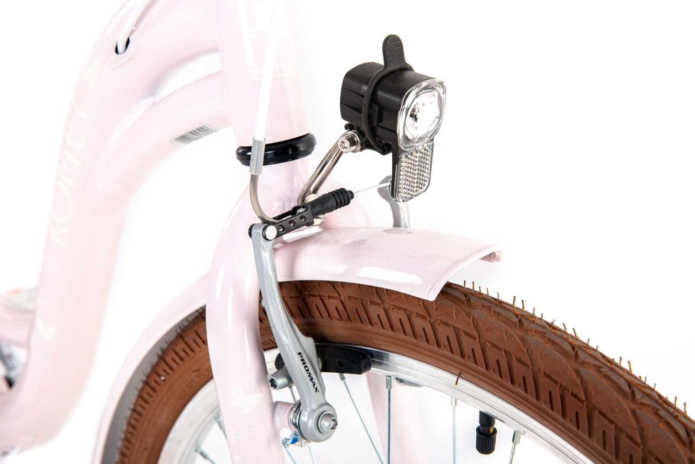 Rower dla dziewczynki Romet Panda 24 cale aluminiowy miejski KOMUNIA