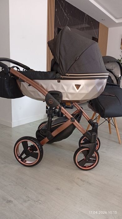 Junama diamond rose gold 2w1 bogata wersja nowe koła