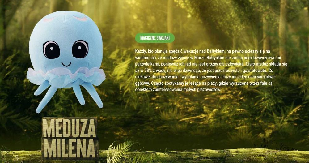 Maskotka Gang Swojaków Magiczny Swojak Meduza Milena - nowa