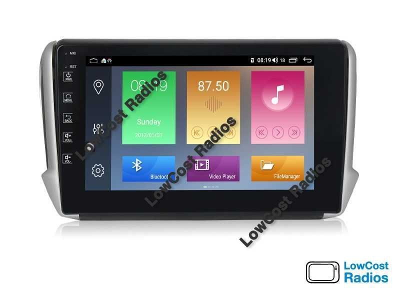 Auto Rádio GPS PEUGEOT 2008 / 208 | ANDROID • Multimédia BT USB WIFI