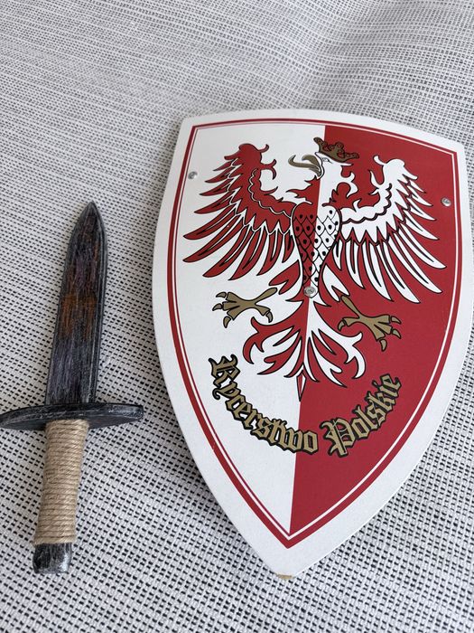 Zestaw rycerski - miecz i tarcza