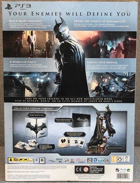 Batman Arkham Origins Collector's Edition Edycja Kolekcjonerska PS3