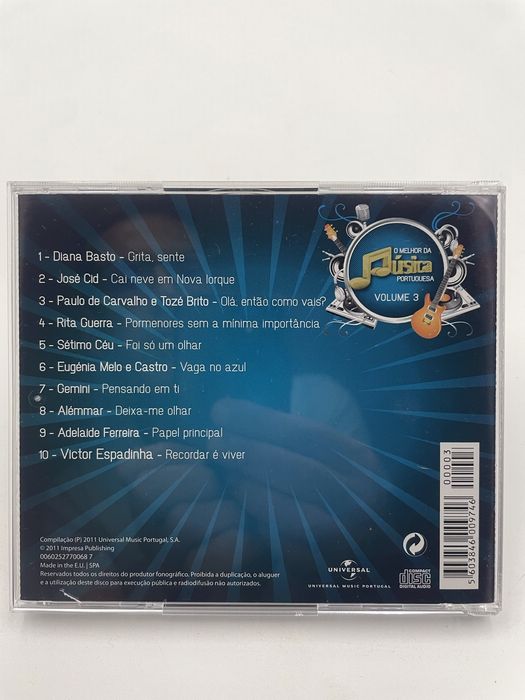 Lote 4 CD’s ‘O melhor da música portuguesa’