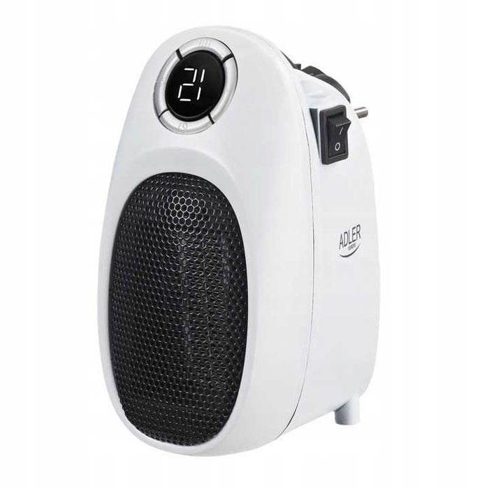 Mini grzejnik elektryczny farelka ogrzewacz timer regulacja