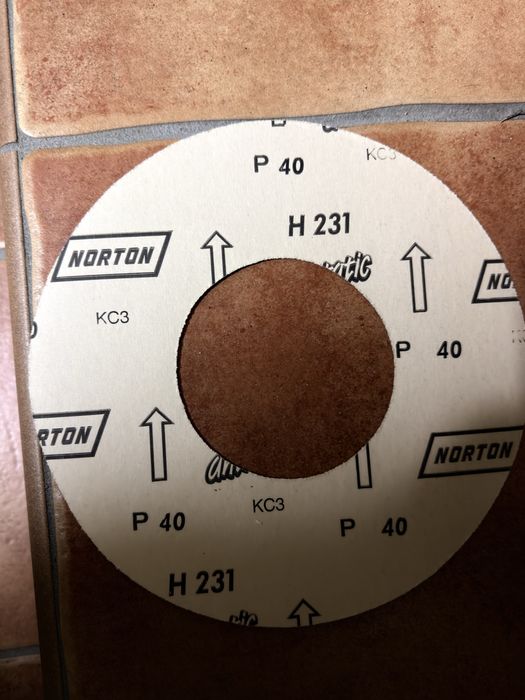 Disco Lixa cortica Rolhas Diam 250 G 40