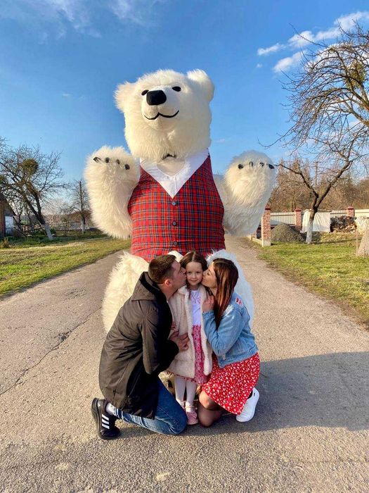 Білий ведмідь День народження, панда, привітання, ростові ляльки, Стіч