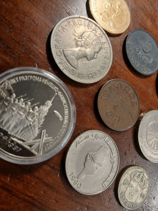 Moedas estrangeiras antigas