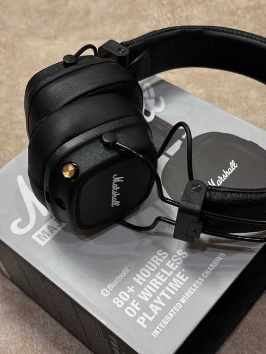 Наушники беспроводные Marshall Major IV 80 часов автономно оригинал BT