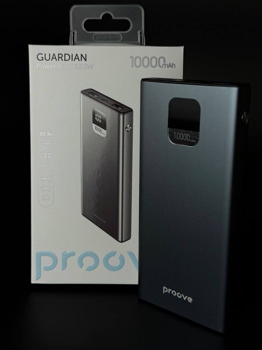 Павербанк Proove Guardian 10000 mAh 22.5W, металевий корпус