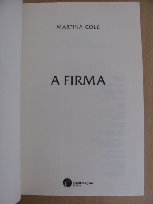 A Firma de Martina Cole