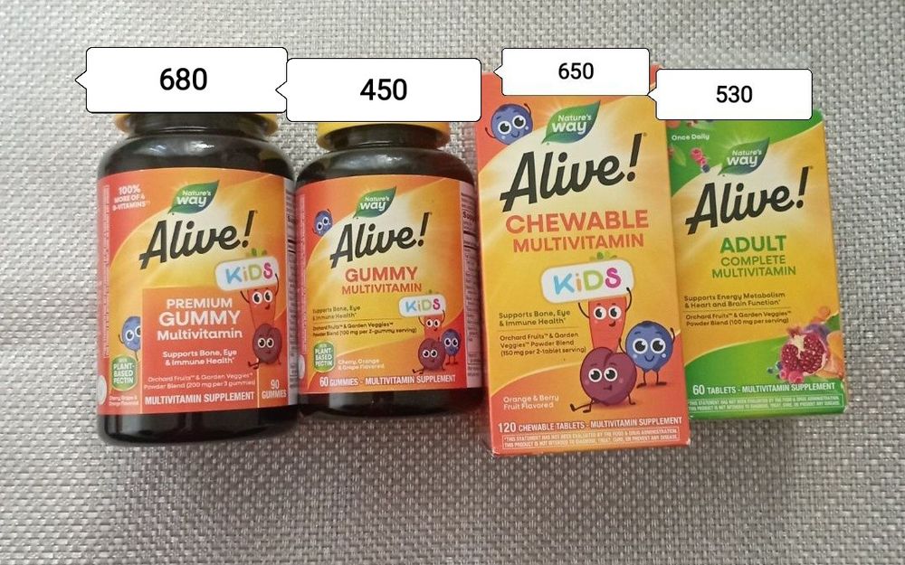 Мультивітаміни для дітей Alive Nature's Way