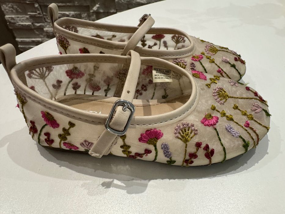 Baleriny Zara rozmiar 23