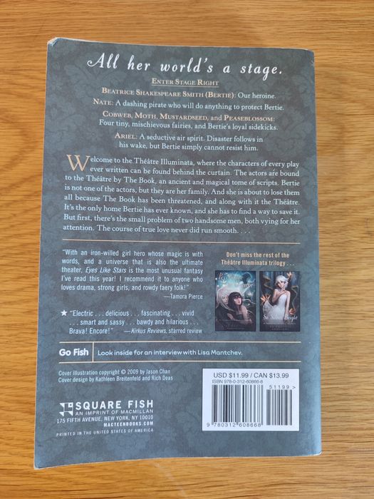 Eyes Like Stars de Lisa Mantchev