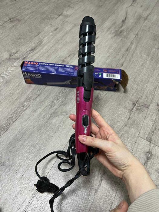 Щипці для завивки Magio MG-171G — Легкі Локони за Хвилини