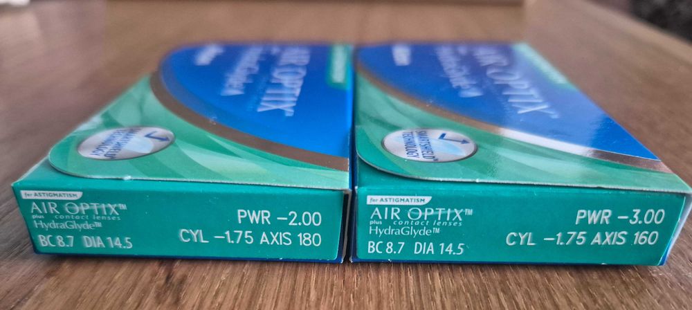Soczewki Air Optix plus Hydra Glyde Alcon 3.0