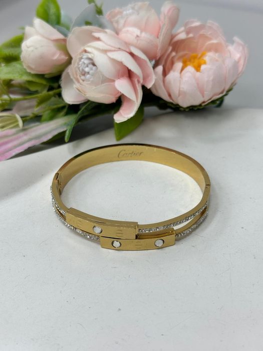 Okrągła bransoletka damska stal chirurgiczna