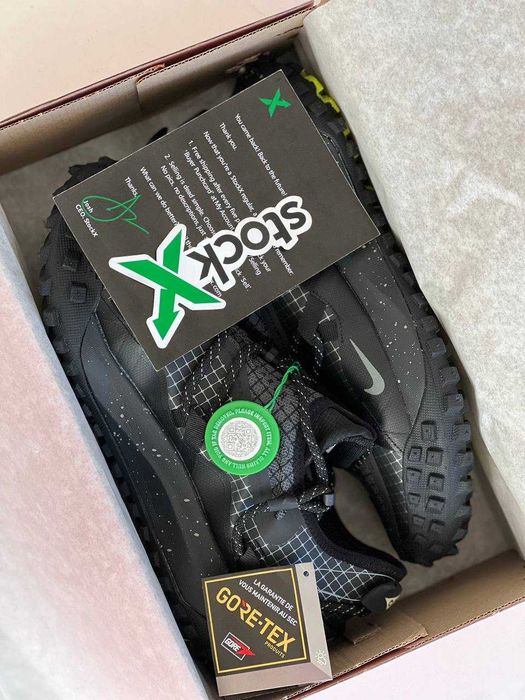 Мужские кроссовки Nike ACG Mountain Fly Low "Black light green" 41-45