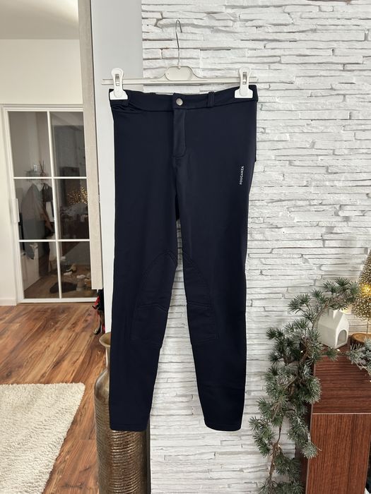 Bryczesy jeździeckie 146 152 spodnie do jazdy konnej Fouganza 146