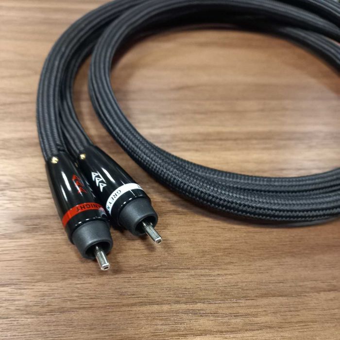 Interkonekt stereo HI-FI / kabel 2RCA - 2RCA Grey Knight, 1m