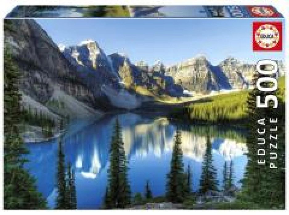Puzzle 500 Jezioro w Kanadzie pudełko,234x339 mm