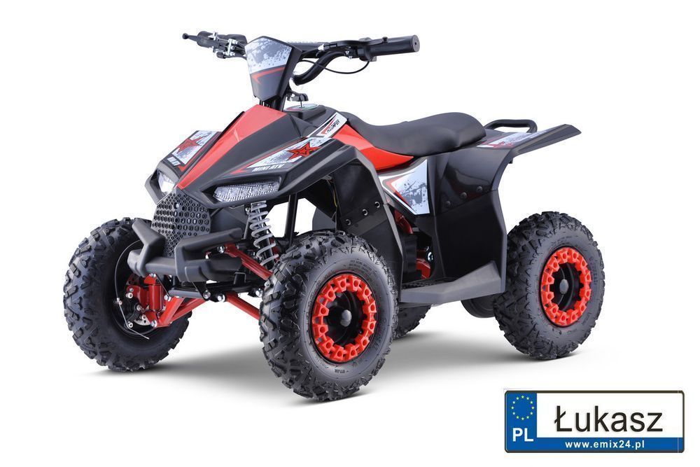 Quad Na Akumulator 35Km/H Silnik Bezszczotkowy 1000W Koła Pompowane