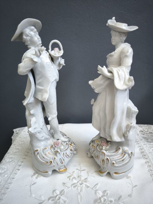 Stare figurki porcelanowe XIX wiek