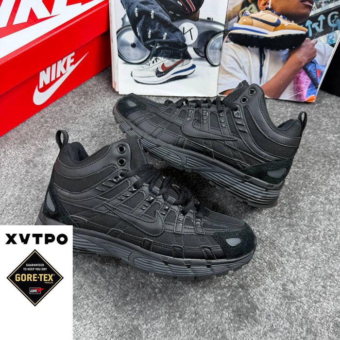 Кросівки Nike P-6000 Black Gore Tex ,хутро (37-45)