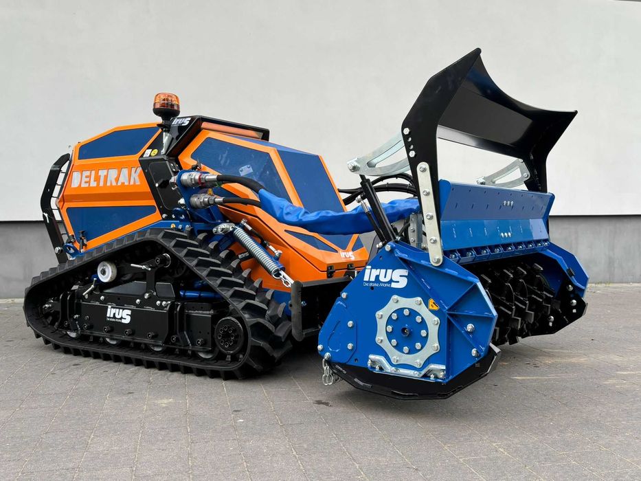 ROBOT KOSZĄCY IRUS DELTRAK 50V3 z mulczerem leśnym XHD 130-S!!! ZDALNE STEROWANIE!! JEDYNY autoryzowany dystrybutor na terenie POLSKI!