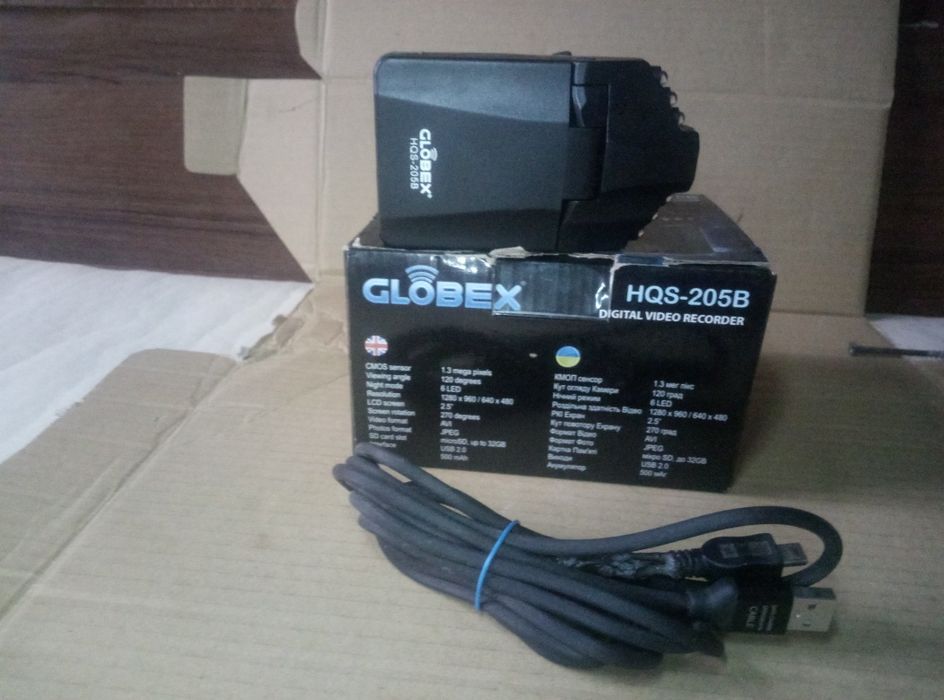 Видеорегистратор globex hqs-205b