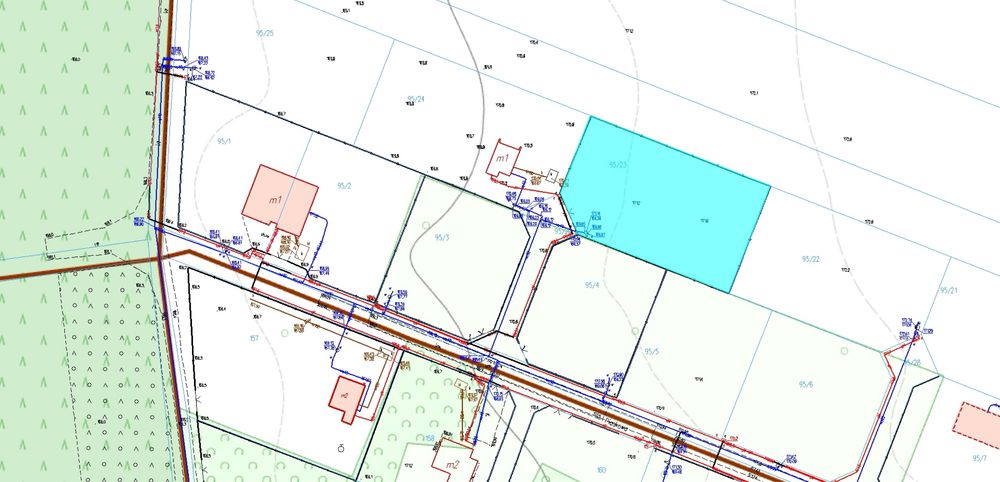 Dzialka budowlana 1389 m² | Media | Spokojna, zielona okolica