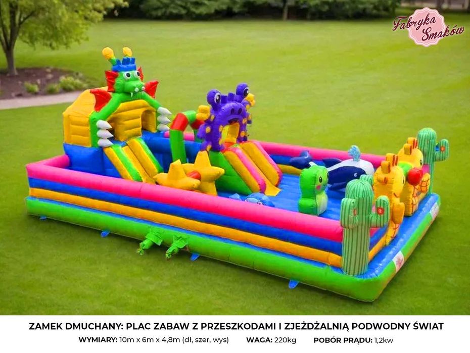 WYNAJEM NAMIOTÓW EVENTOWYCH imprezowych 5 x 10m, ławki stoły dmuchańce