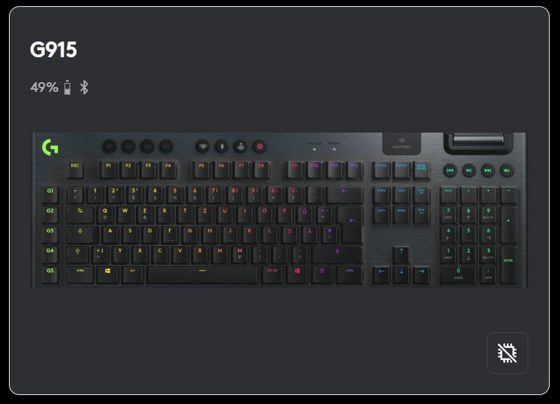 Logitech g915 DE