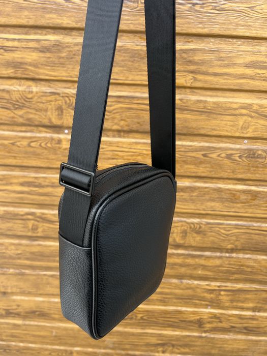 Чоловіча сумка Tommy Hilfiger чорна через плече | стильна месенджер | нова